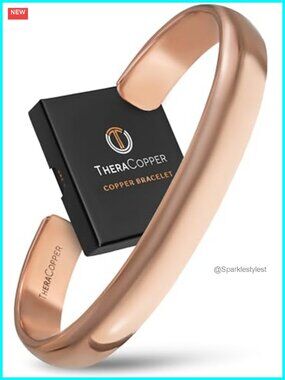 Pure Copper Cuff Bracelet Handmade Adjustable Unisex